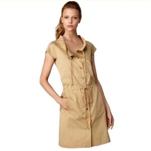 vintage Tory Burch, button-down khaki dress size 6
